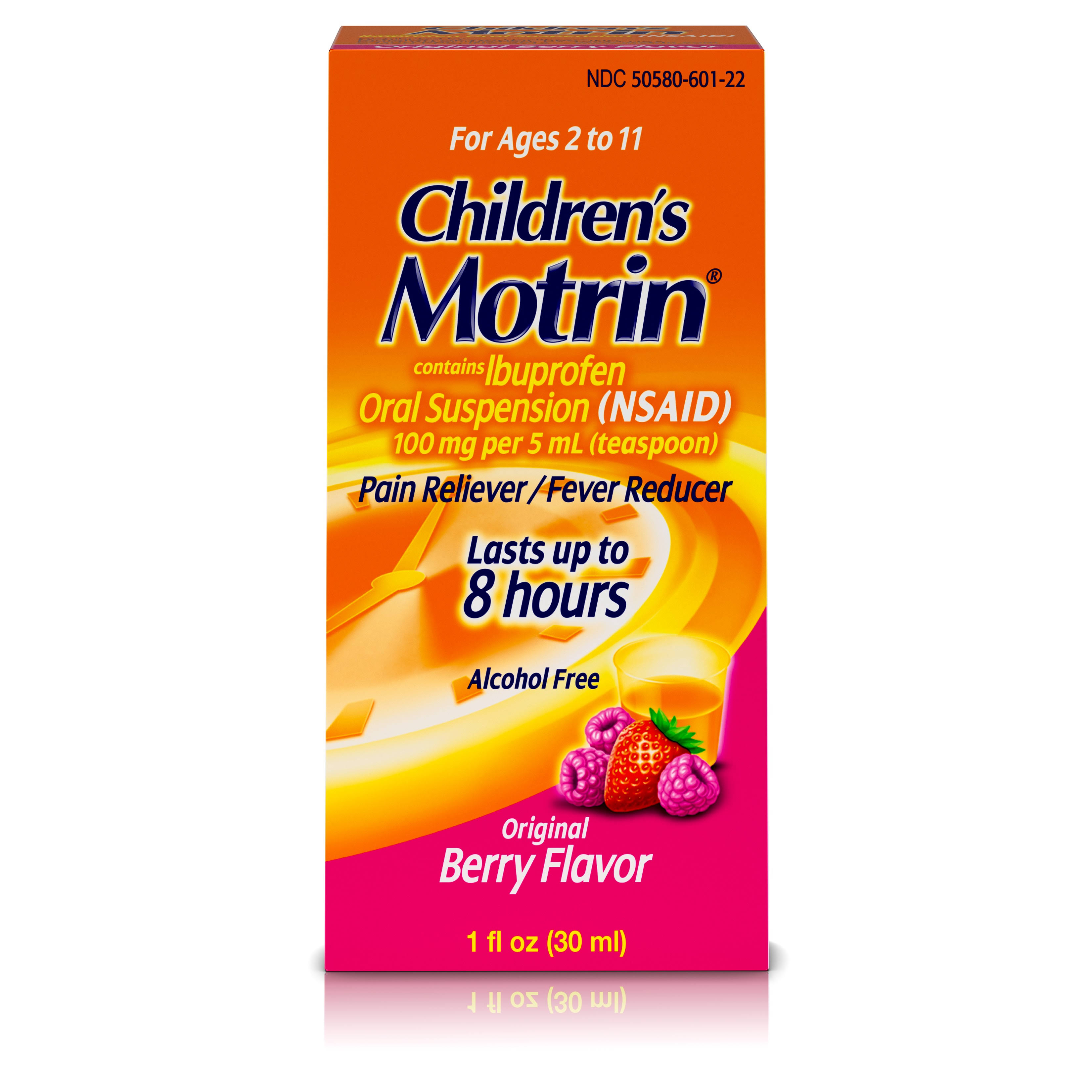 Children's Motrin Pain Reliever Fever Reducer Oral Suspension - Original Berry Flavor, 1oz