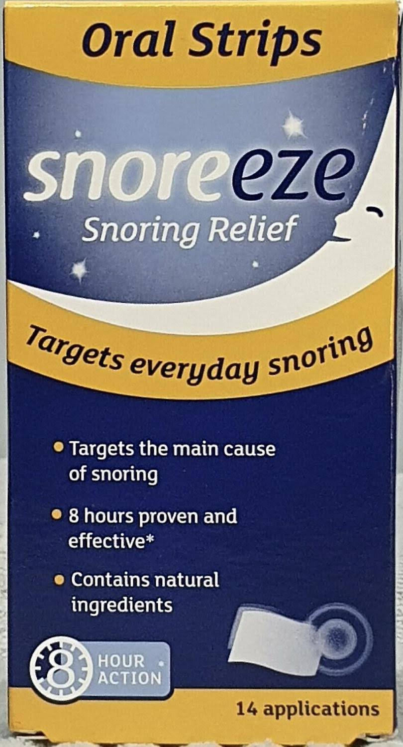 Snoreeze Snoring Relief Oral Strips