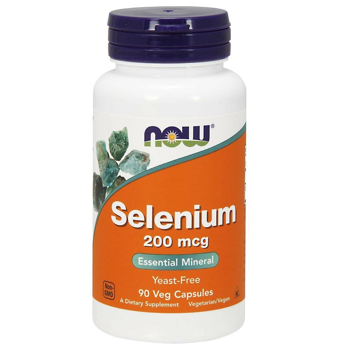 Now Selenium Essential Mineral Supplement - 200mcg, 180ct