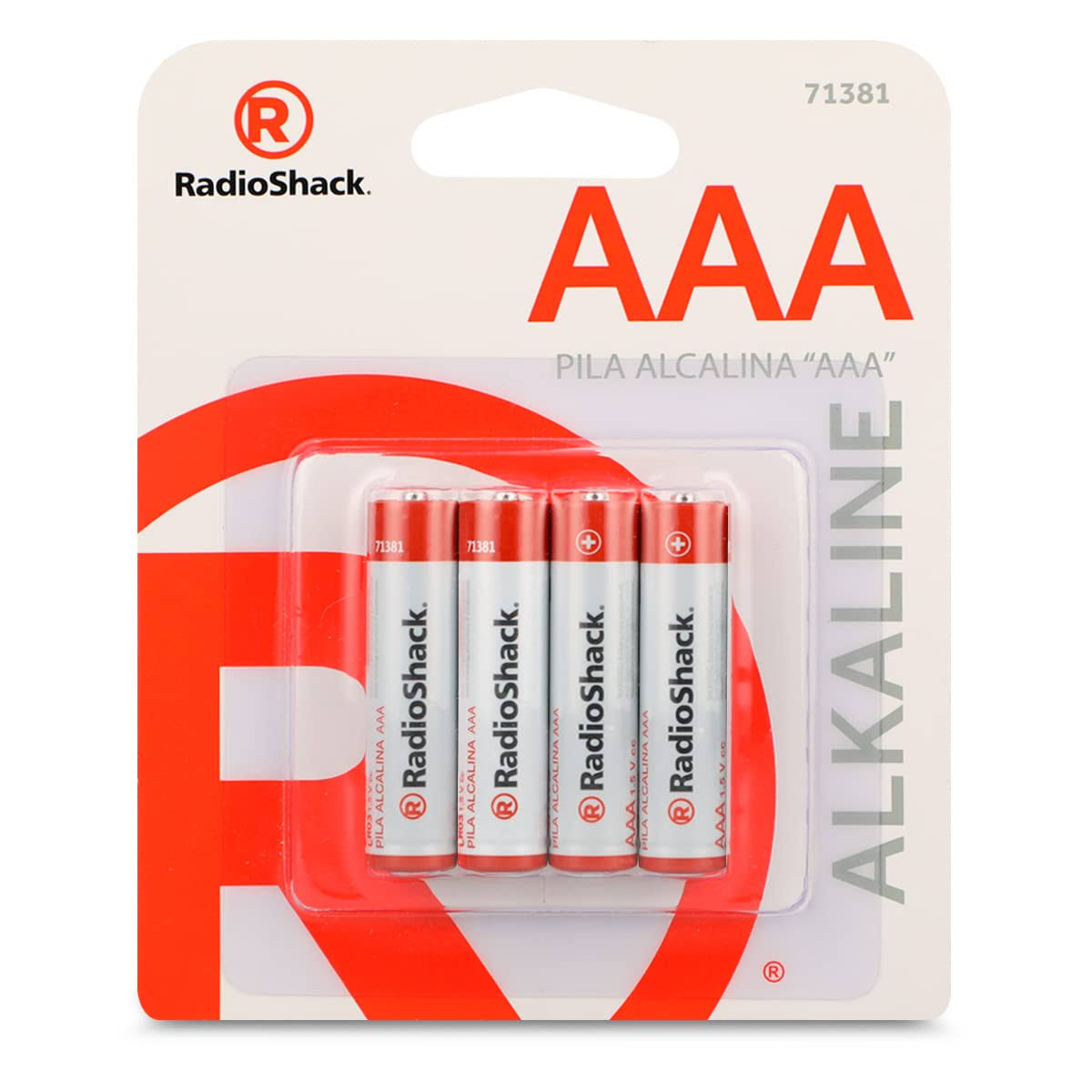 Radio Shack AAA Alkaline Batteries - 4pk