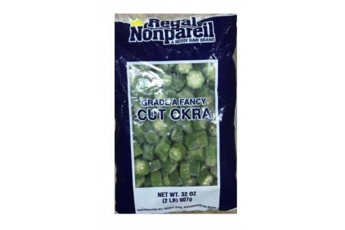 Regal Nonpareil Cut Okra, Frozen, 2 lbs - 32 Ounces - Ideal Food Basket - Delivered by Mercato
