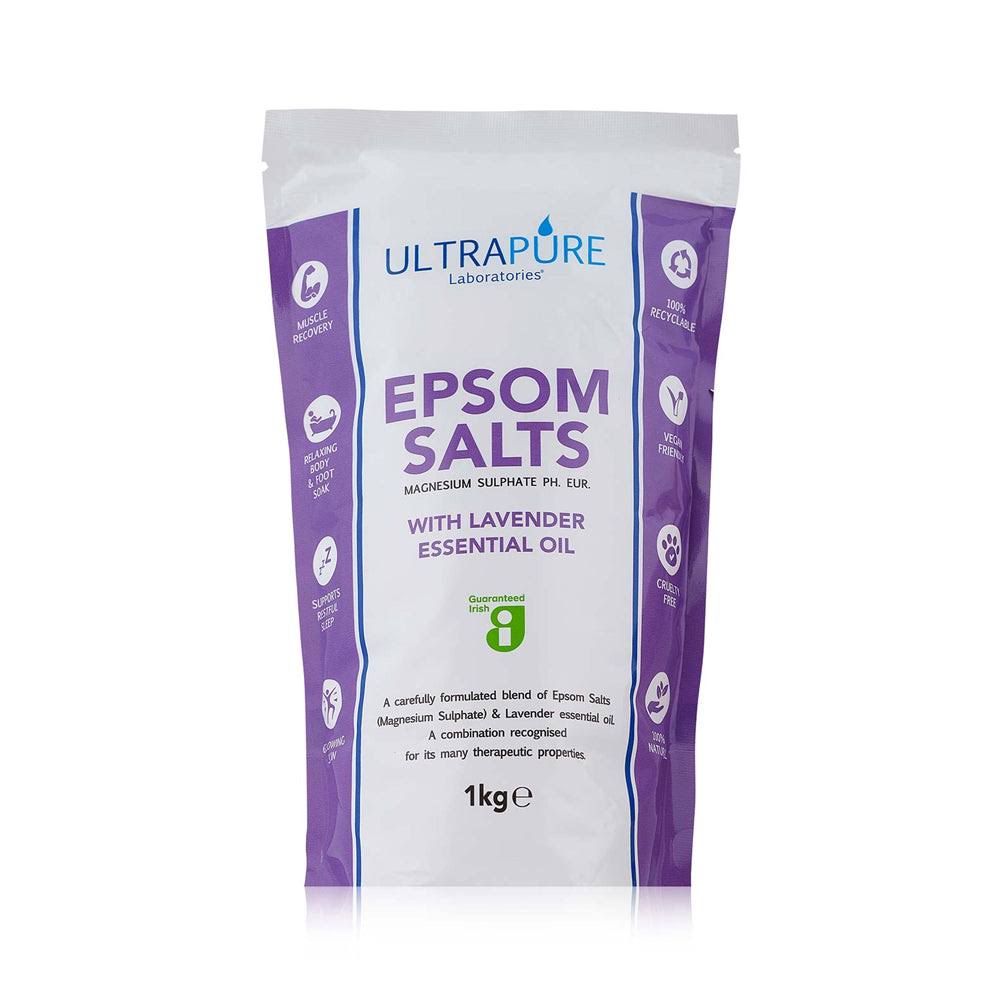 Ultrapure Epsom Salts With Lavender Essential Oil 1kg