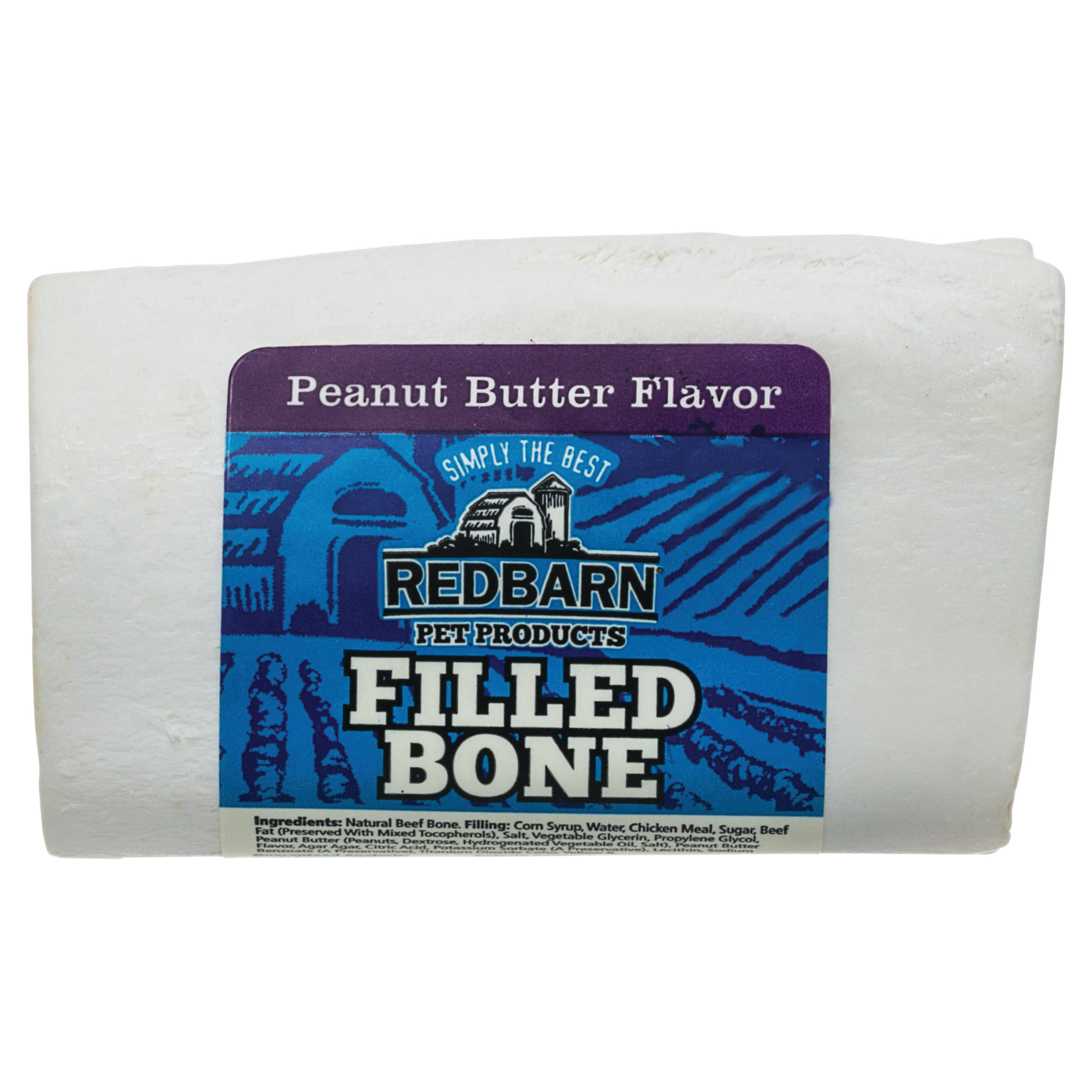 Redbarn Pet Products Filled Bone - Peanut Butter, Small
