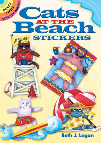 Dover Cats at The Beach Stickers - CR Toys
