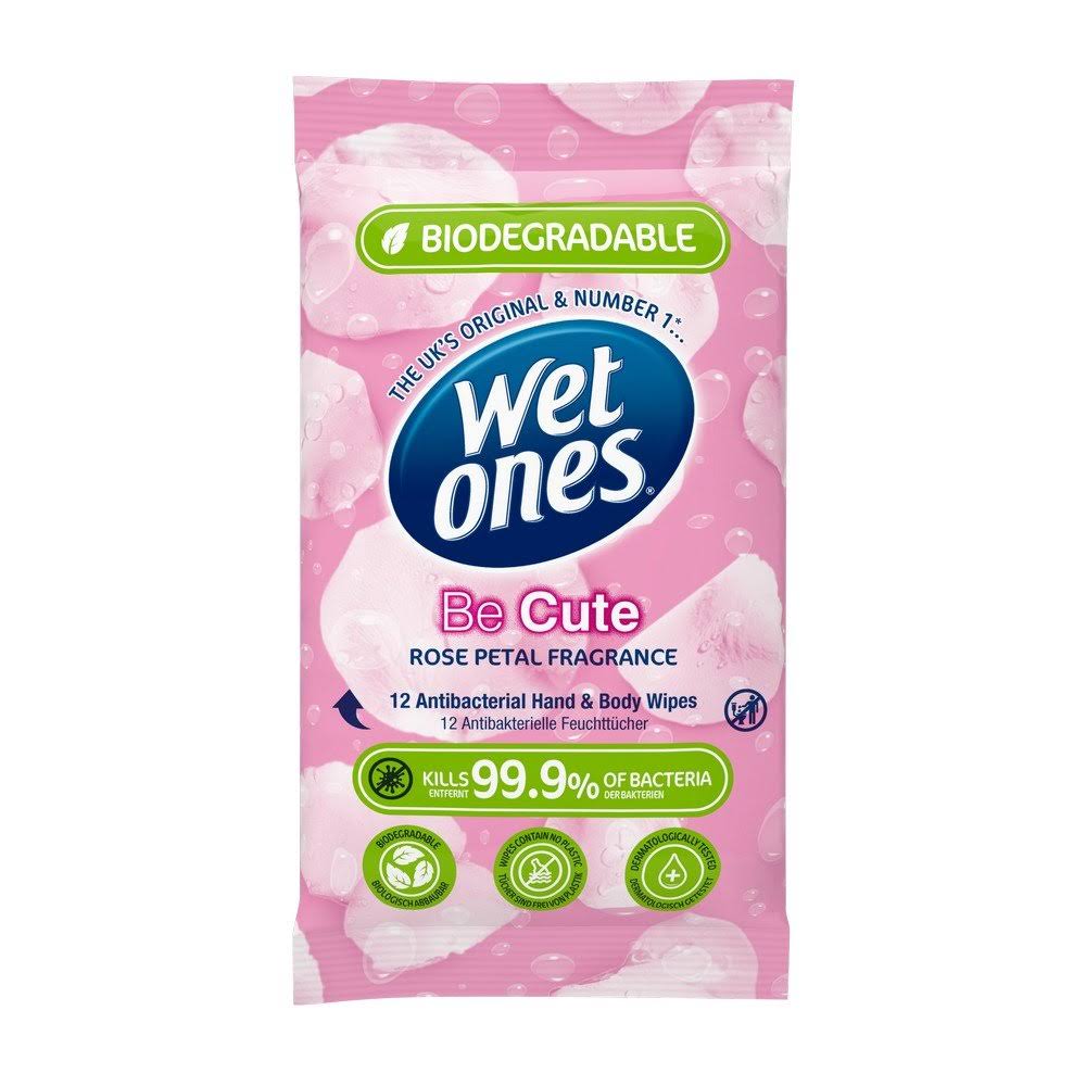 Wet Ones Be Cute Biodegradable Antibacterial Wipes (12 Wipes)