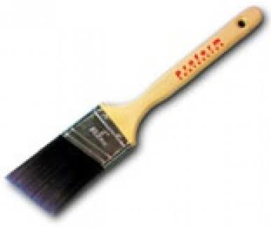 Proform C2.5as Angled Cut PBT Paint Brush - Black Bristle, 2.5"