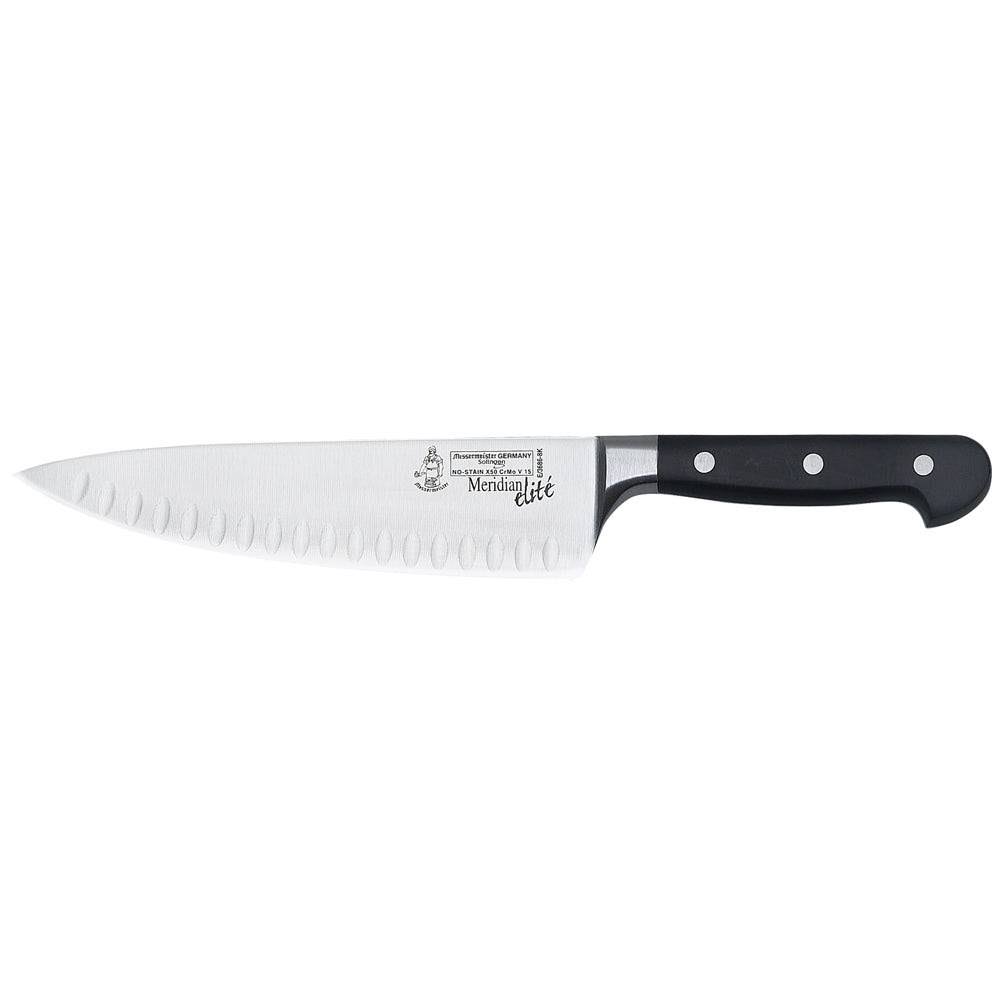 Messermeister Meridian Elite Kullenschliff Chef's Knife, 8-Inch