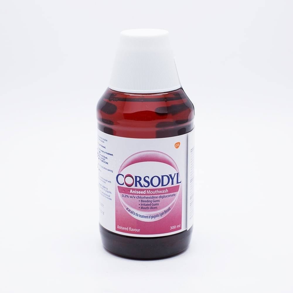 Corsodyl Mouthwash - Aniseed Flavour, 300ml