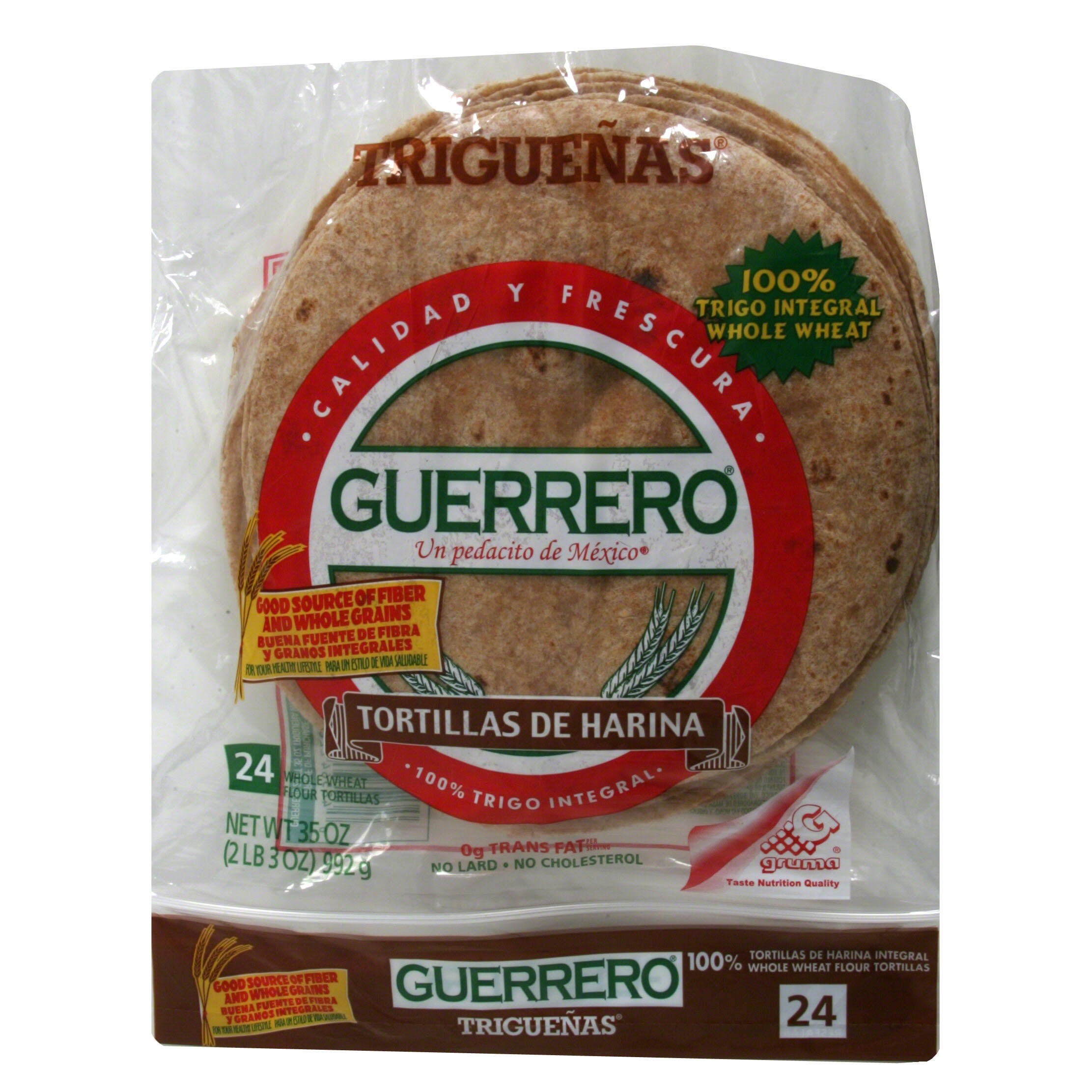 Guerrero Whole Wheat Tortillas - 24ct