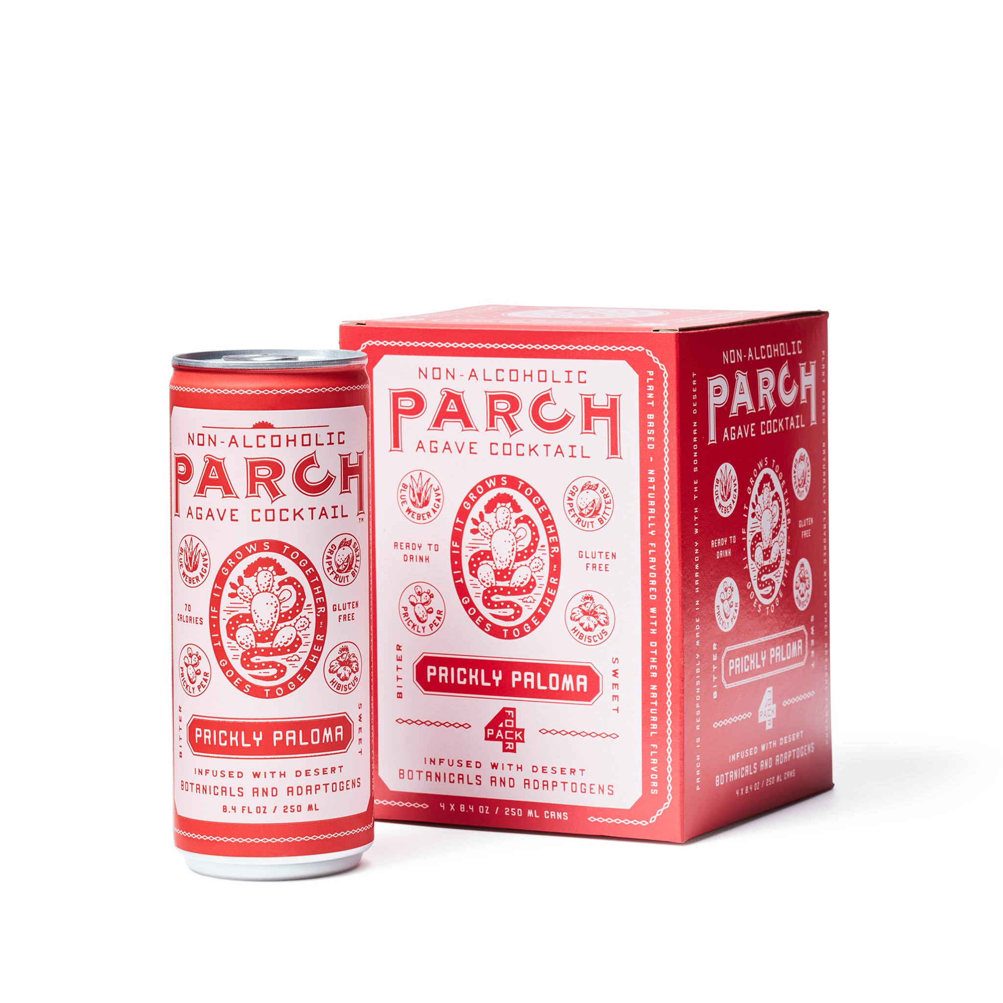 Parch Agave Cocktail Prickly Paloma 4 Pack