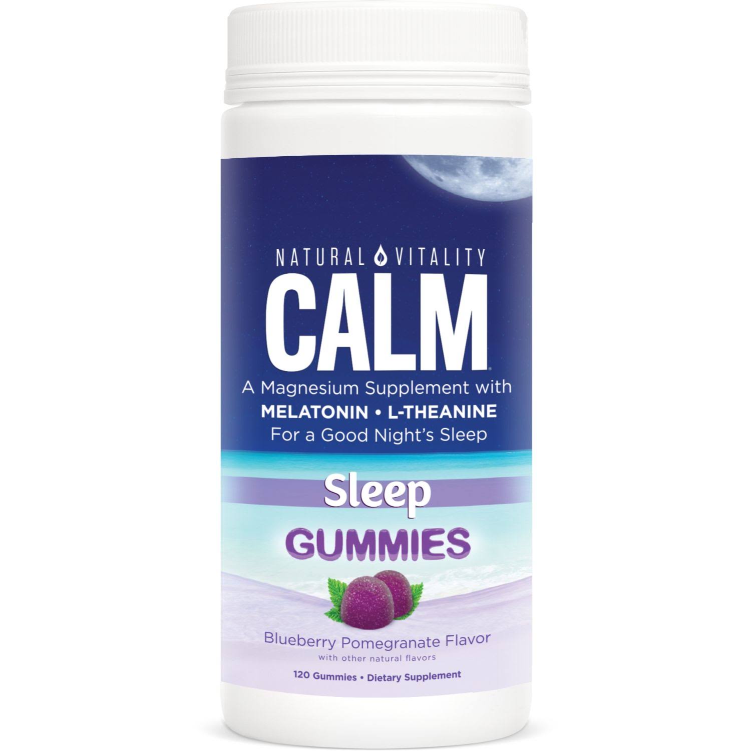 Natural Vitality Calm Sleep Gummies (120 Gummies)