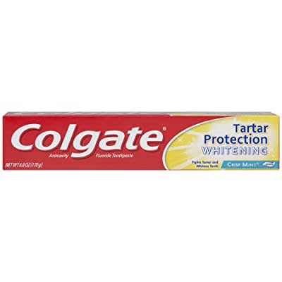 Colgate Tartar Protection Whitening Toothpaste - Crisp Mint, 6oz