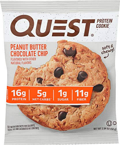 Quest Nutrition Peanut Butter Chocolate Chip Protein Cookie, 2.04 oz