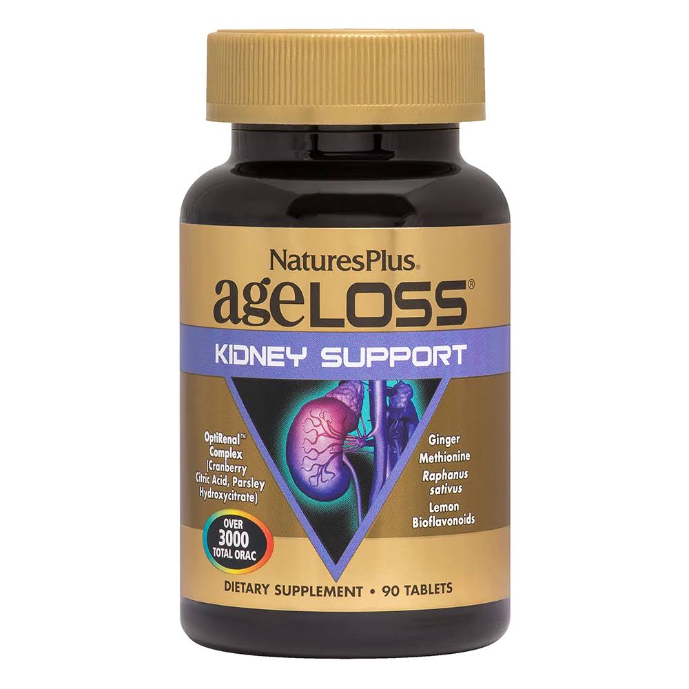 Nature's Plus AgeLoss Kidney Support Supplement Tablets - 90ct