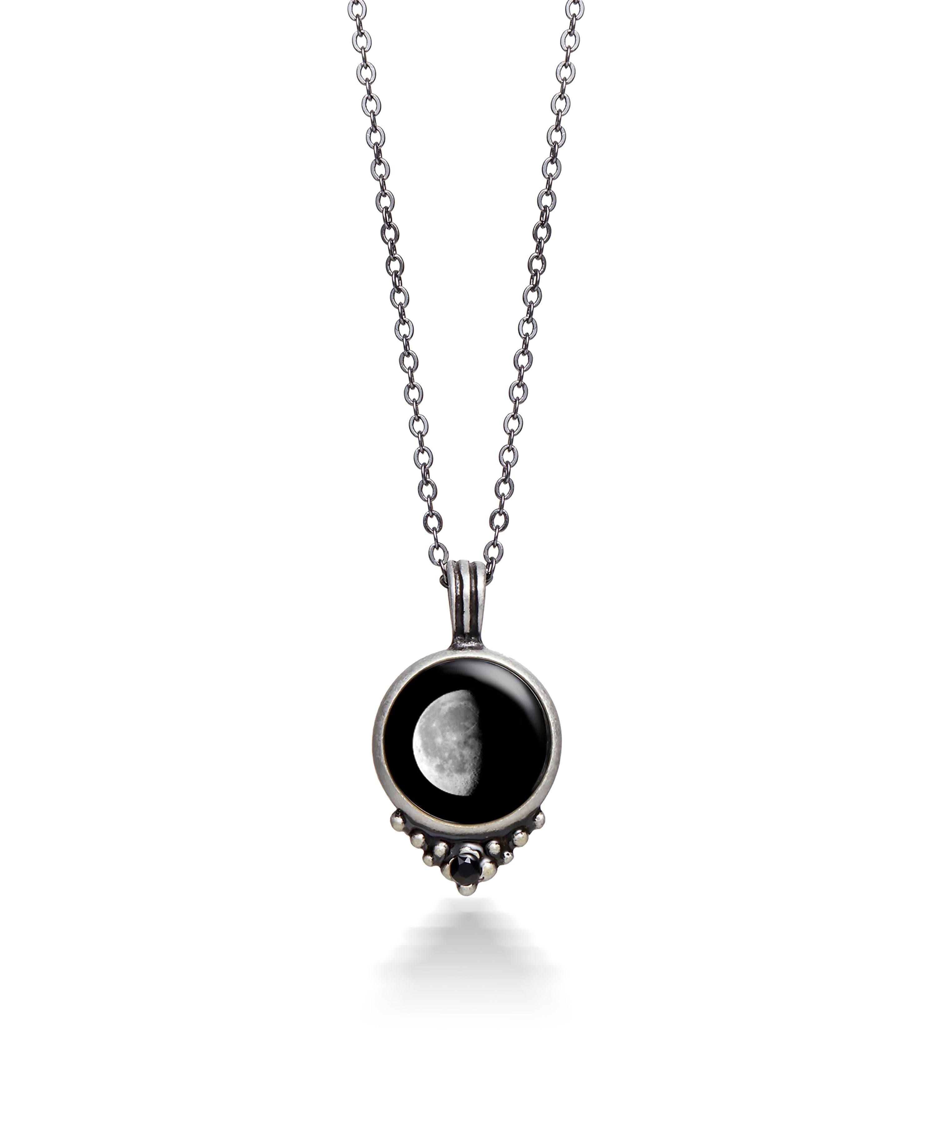 Moonglow Classic Pewter Necklace 5D