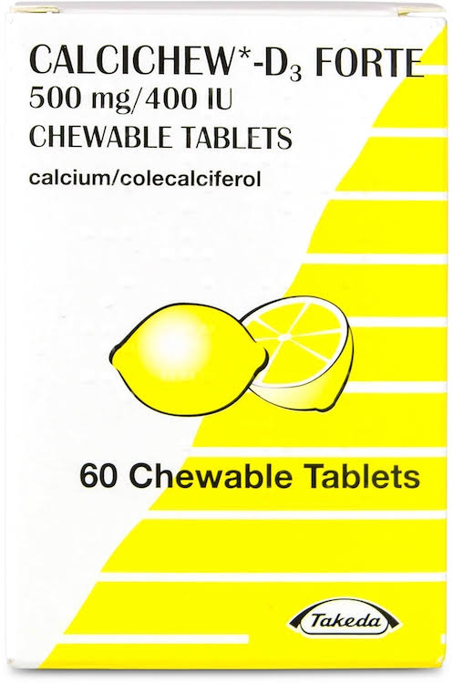 Calcichew D3 Forte Chewable Pack of 60 P