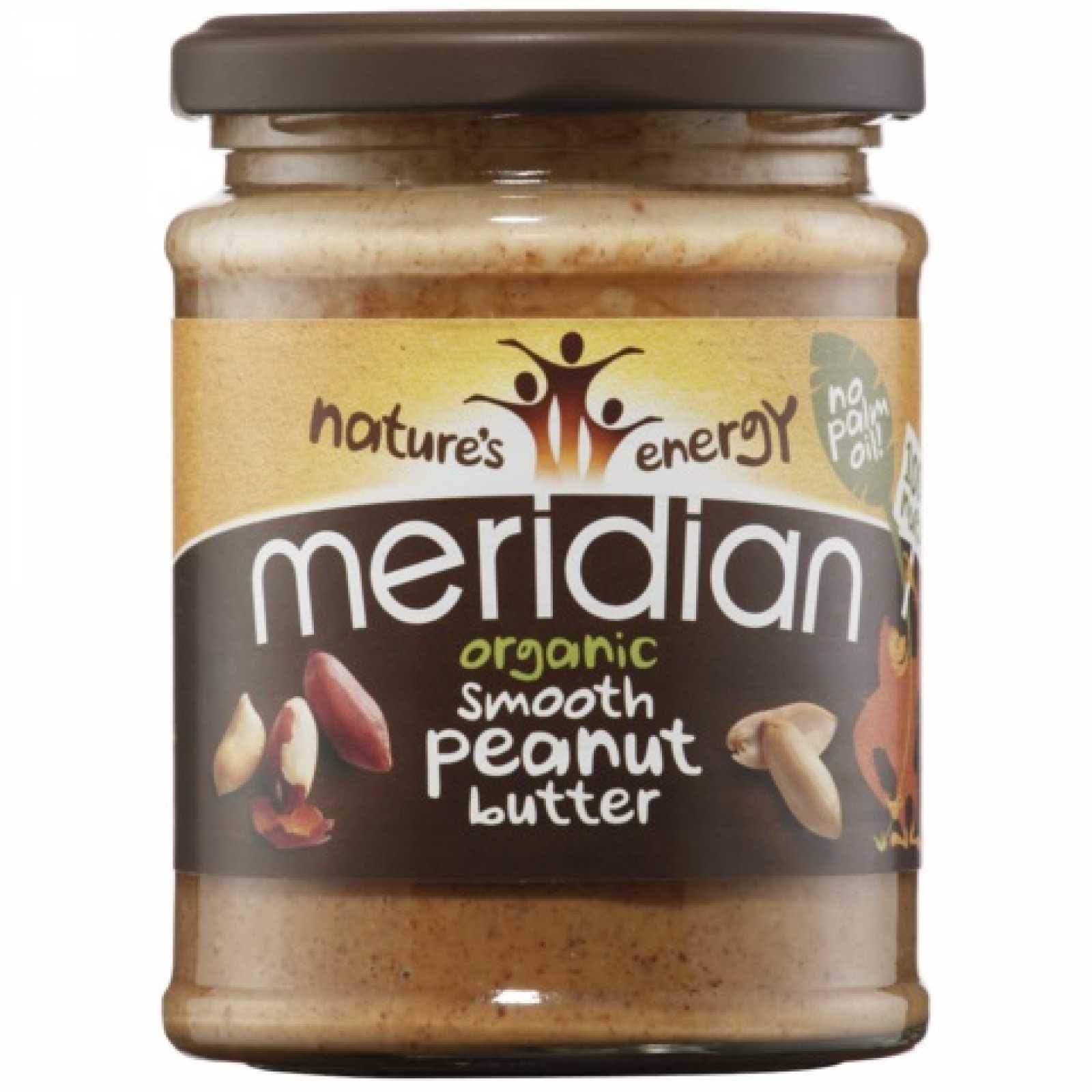 Natures Energy Meridian Organic Smooth Peanut Butter - 280g