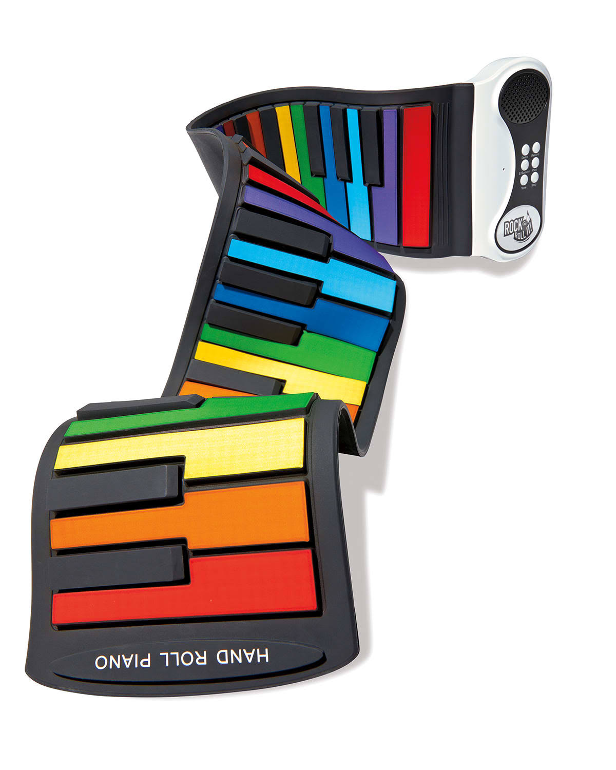 Mukikim Rock and Roll It Rainbow Piano Rainbow Keyboard for Children