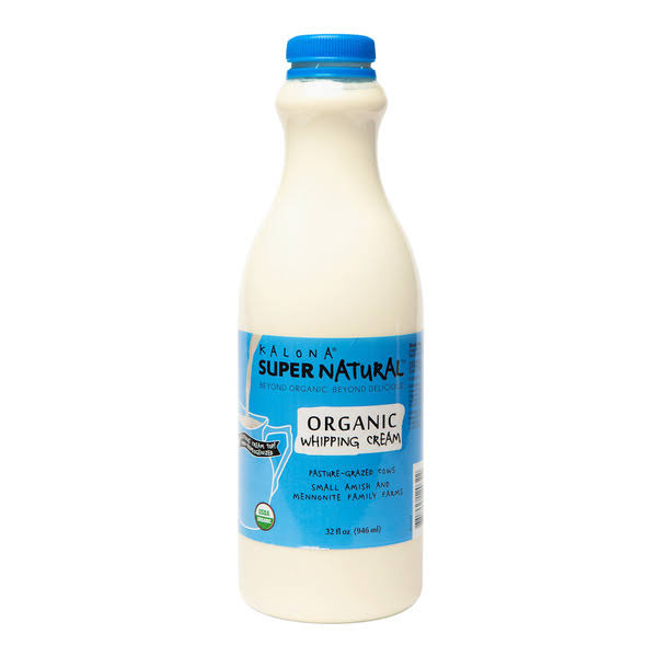 Kalona Supernatural Organic, Whipping Cream, Quart - 16 fl oz