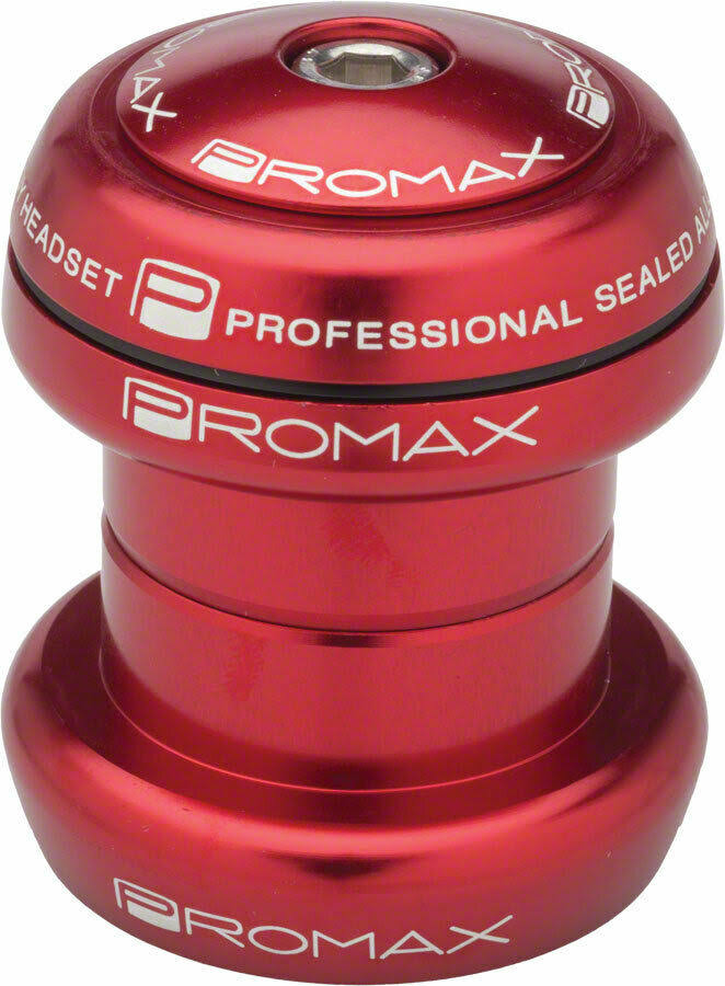 Promax Pi-1 Alloy Sealed Bearing - Red, 1-1/8"
