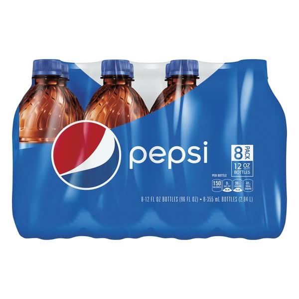 Pepsi Cola - 12 fl oz, 8 pack