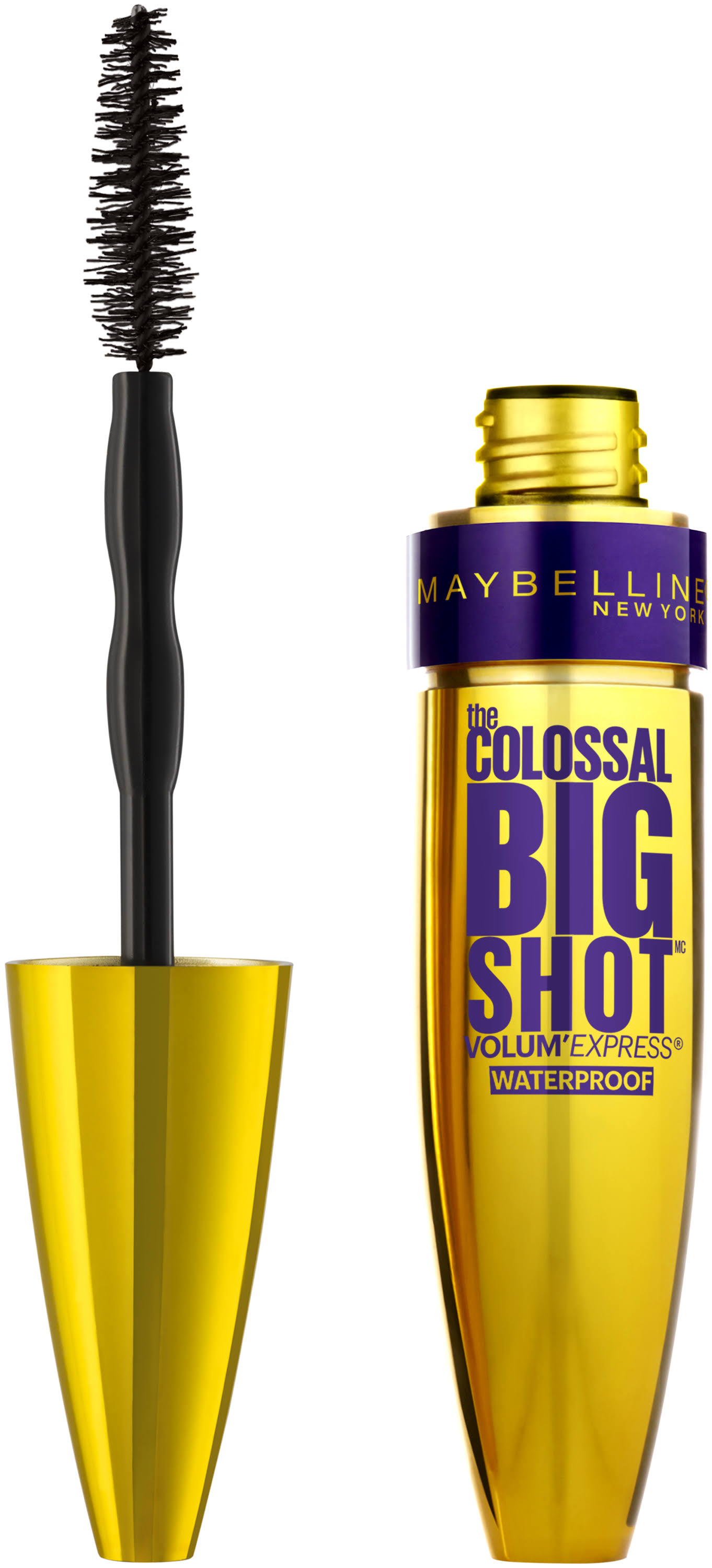 Maybelline Volum' Express The Colossal Big Shot Waterproof Mascara - Very Black, 0.33oz