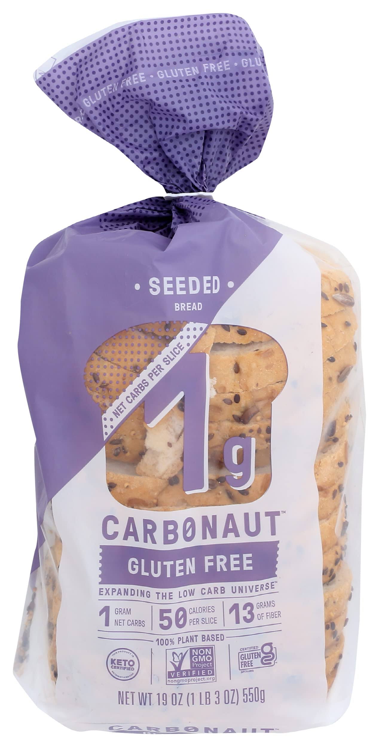 Carbonaut Bread, Gluten Free, Seeded - 19 oz