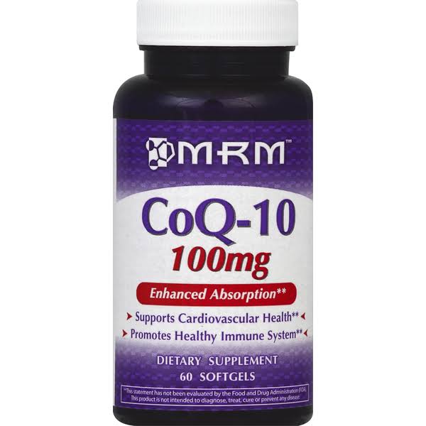 MRM Coq-10 100 Mg 60 Softgels