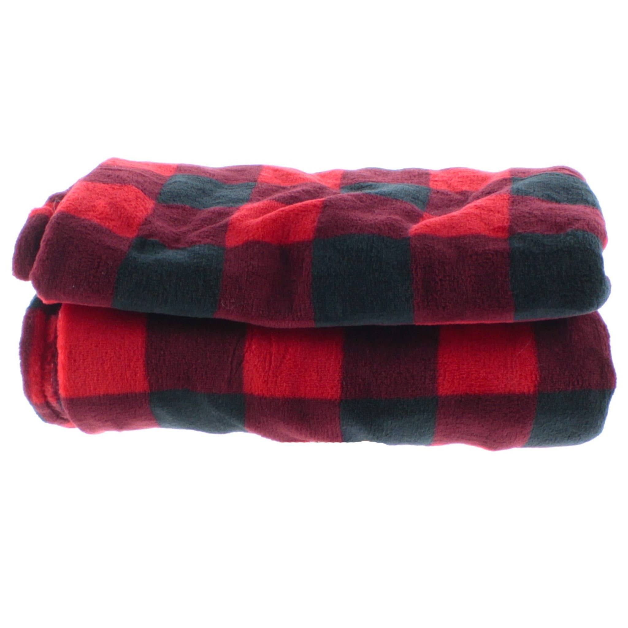 Car Blanket - Red/Black