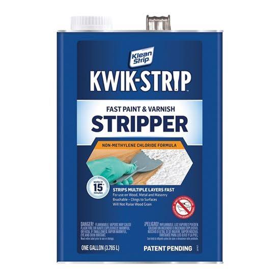 Klean Strip KWIK-STRIP GKWS960 Paint and Varnish Stripper, Liquid, 1 Gal Can 4 Pack