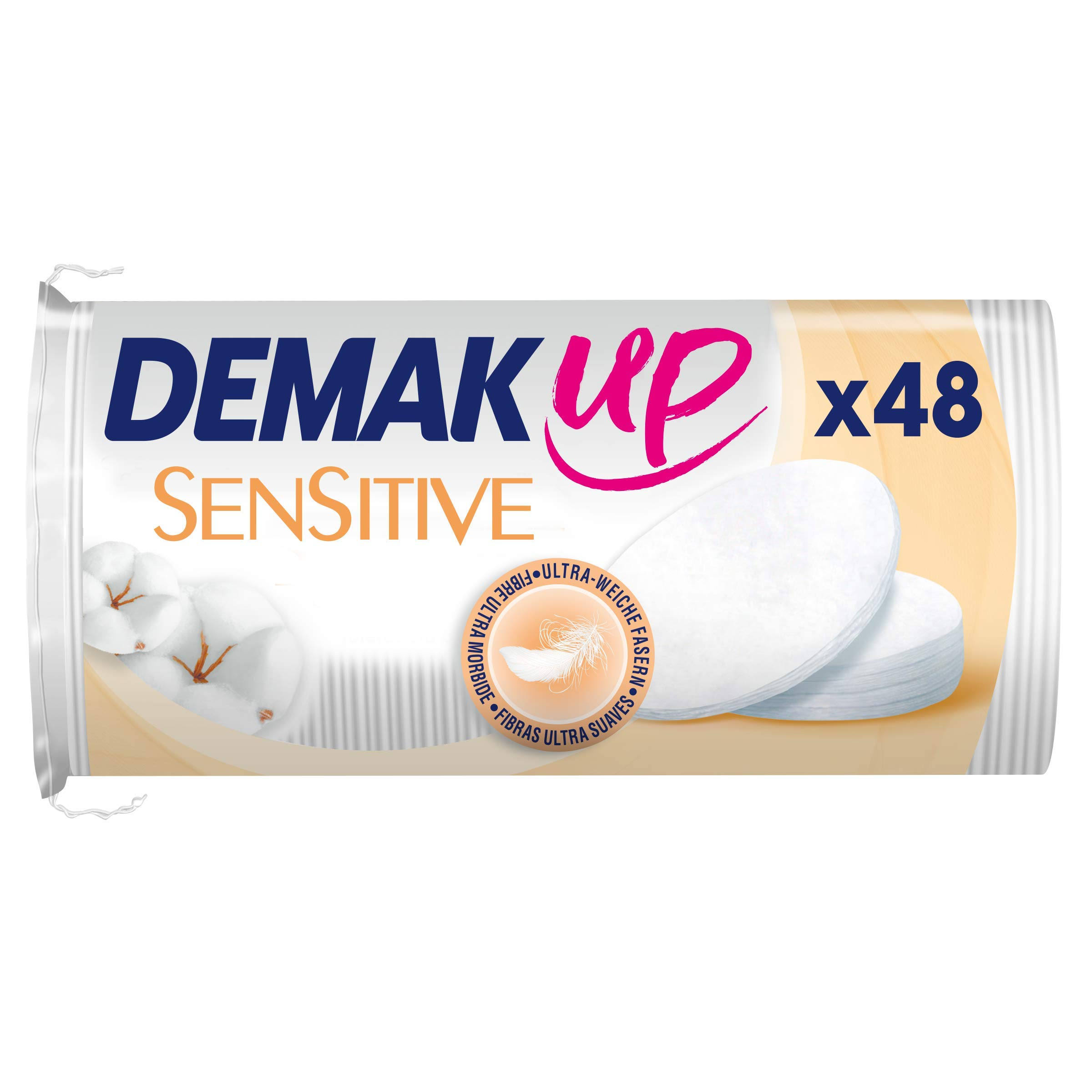Demak Cotton Sensitive Cotton Pads - 48 Pads