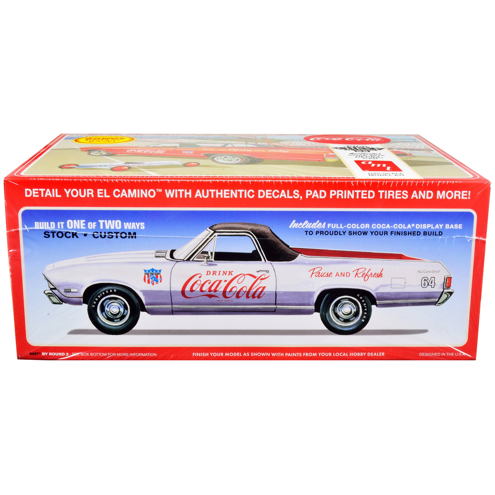 AMT 1968 Chevy El Camino SS Coca Cola 1/25 Scale 1362