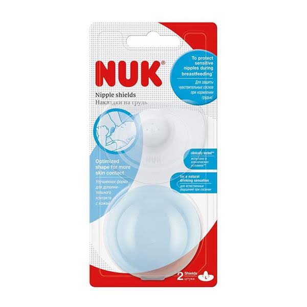NUK Nipple Covers - Silicone, Large, 2pk
