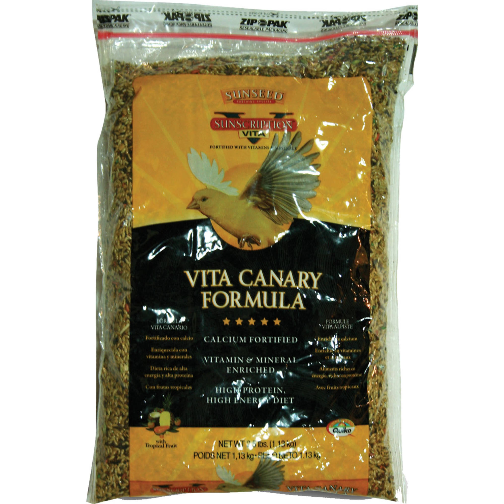 Vitakraft Sun Seed Canary Formula Bird Food - 2.5lb