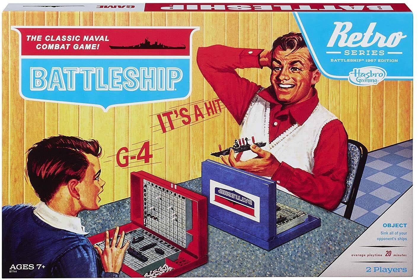 Battleship Game Retro Series 1967 Edition Hasbro