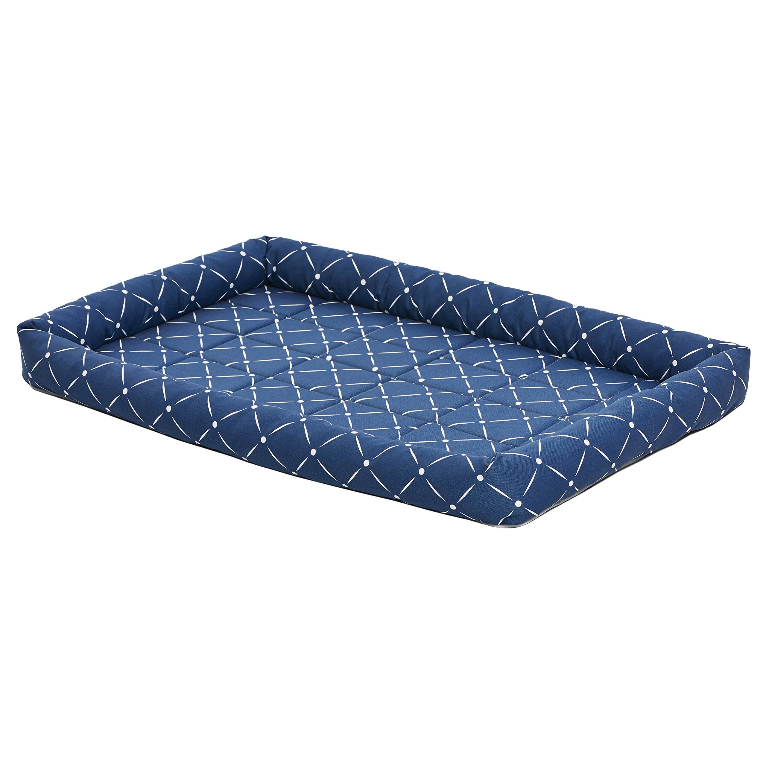 QuietTime Couture Ashton Bolster Bed Blue - 36 in