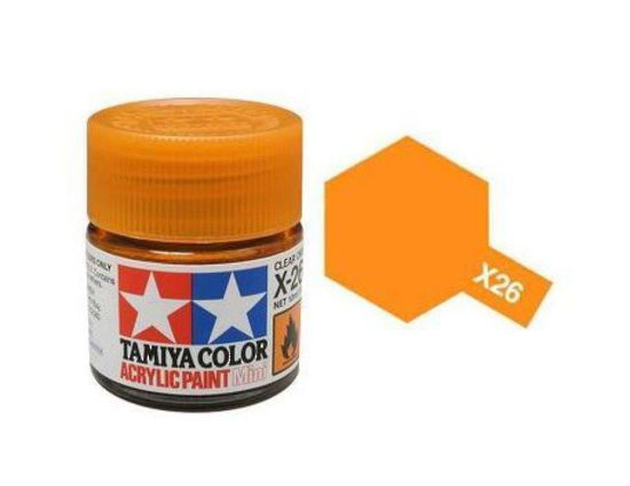 Tamiya Acrylics 10ml - X-26 Clear Orange