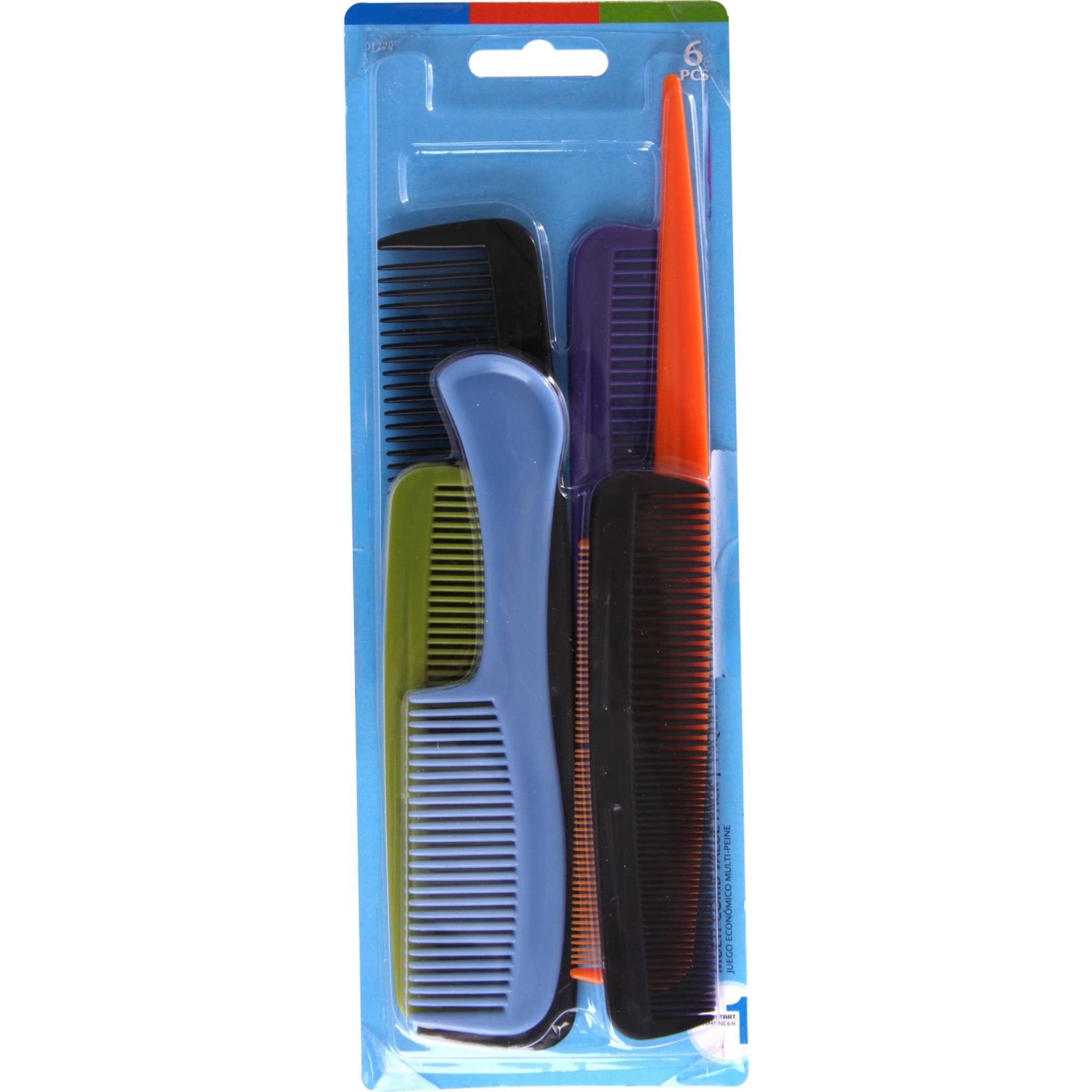 Goody Hair Combs - 6 Combs