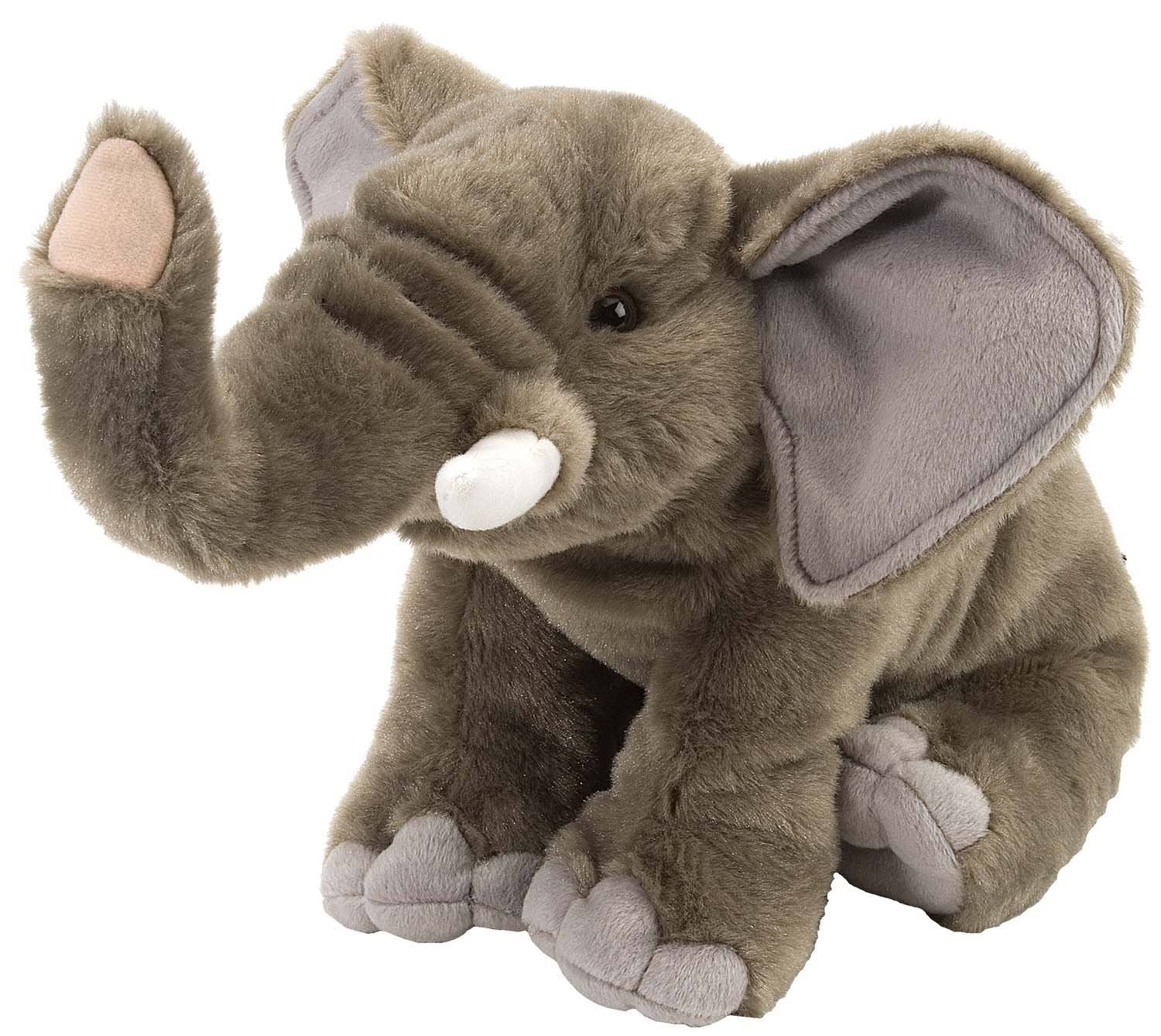 Wild Republic Plush African Elephant Stuffed Animal Toy - 12"
