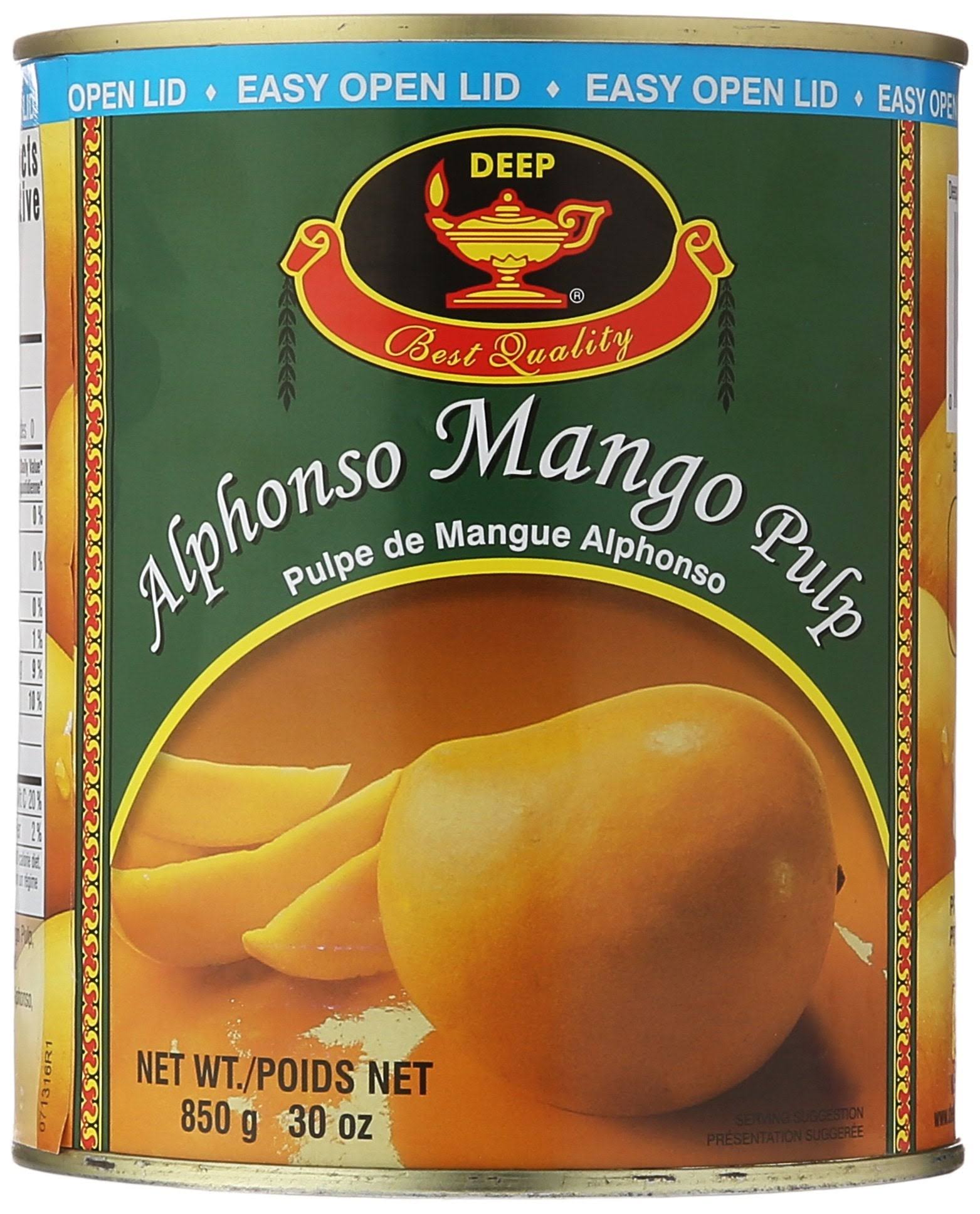 Deep, Alphonso Mango Pulp, 850 Grams(gm)