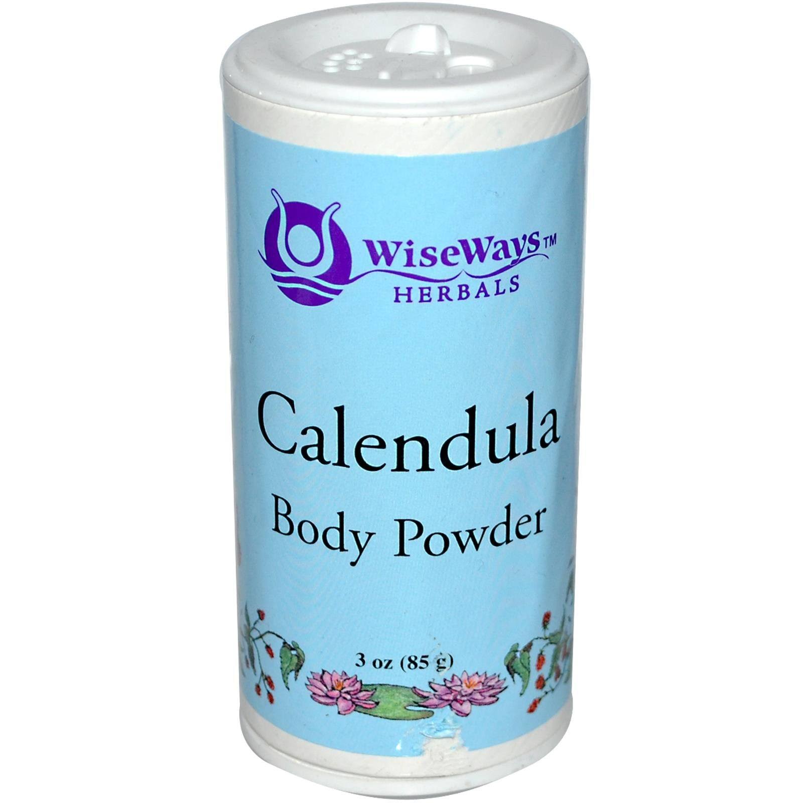 WiseWays Herbals Calendula Body Powder - 3oz