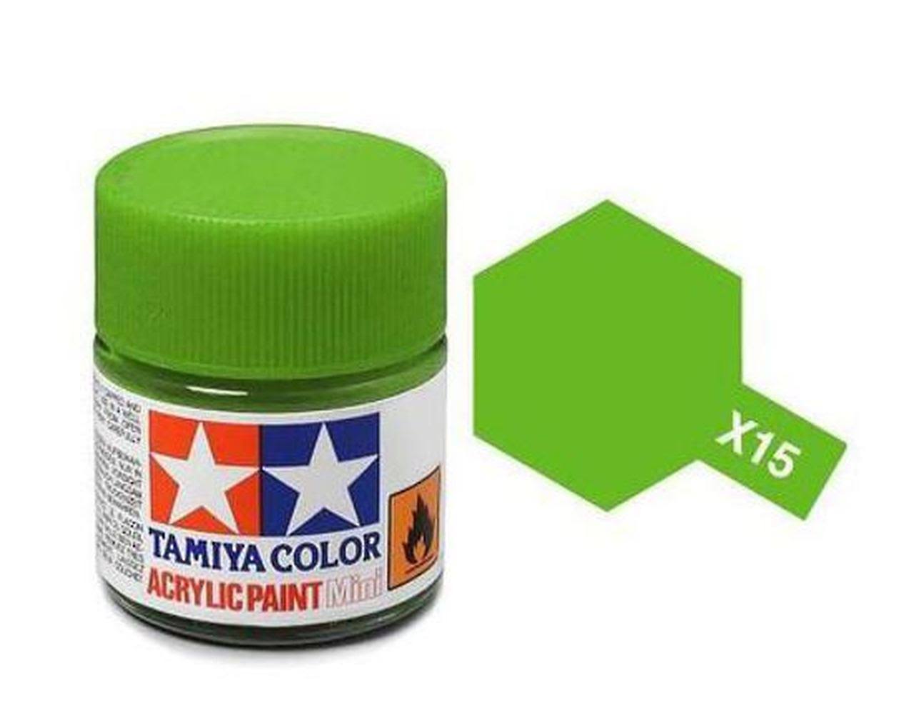 Tamiya Acrylic Mini X-15 Light Green (10ml)
