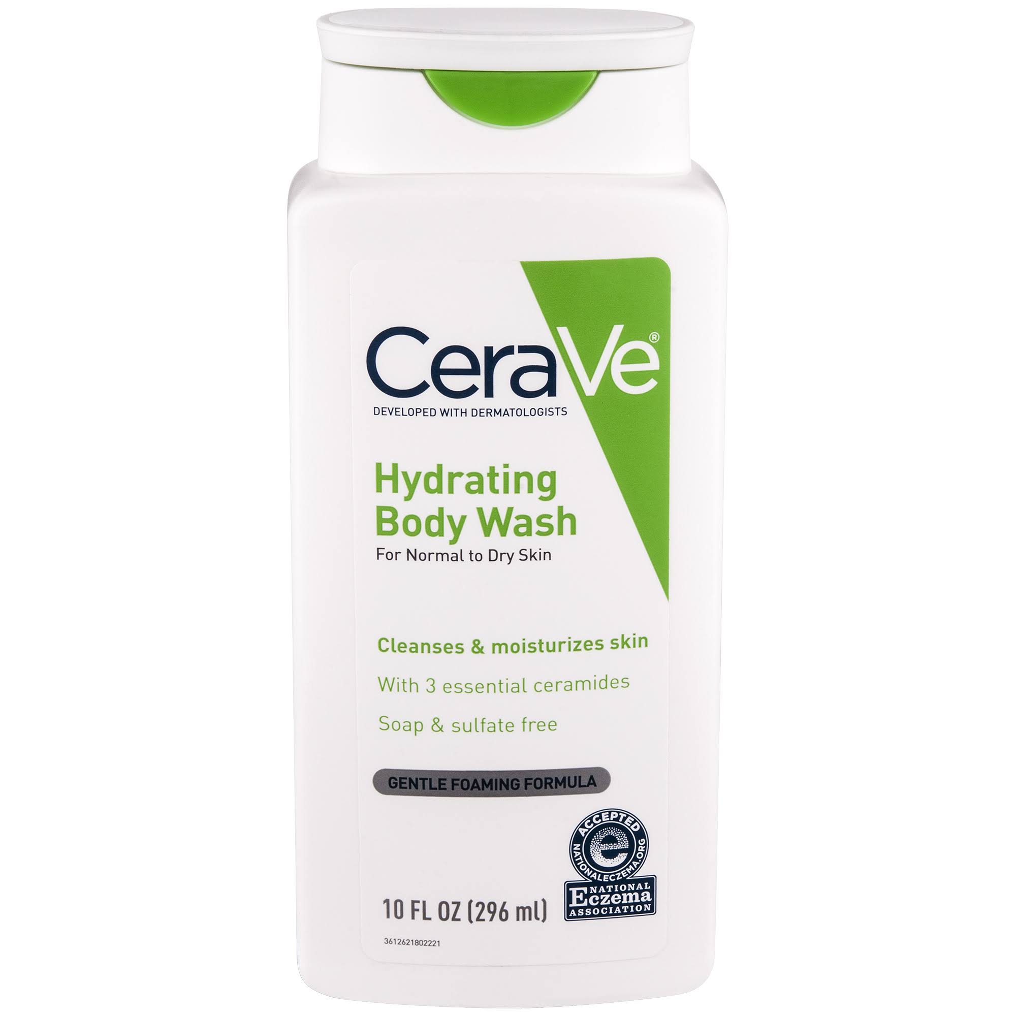 Cerave Body Wash, Hydrating, Normal to Dry Skin - 10 fl oz