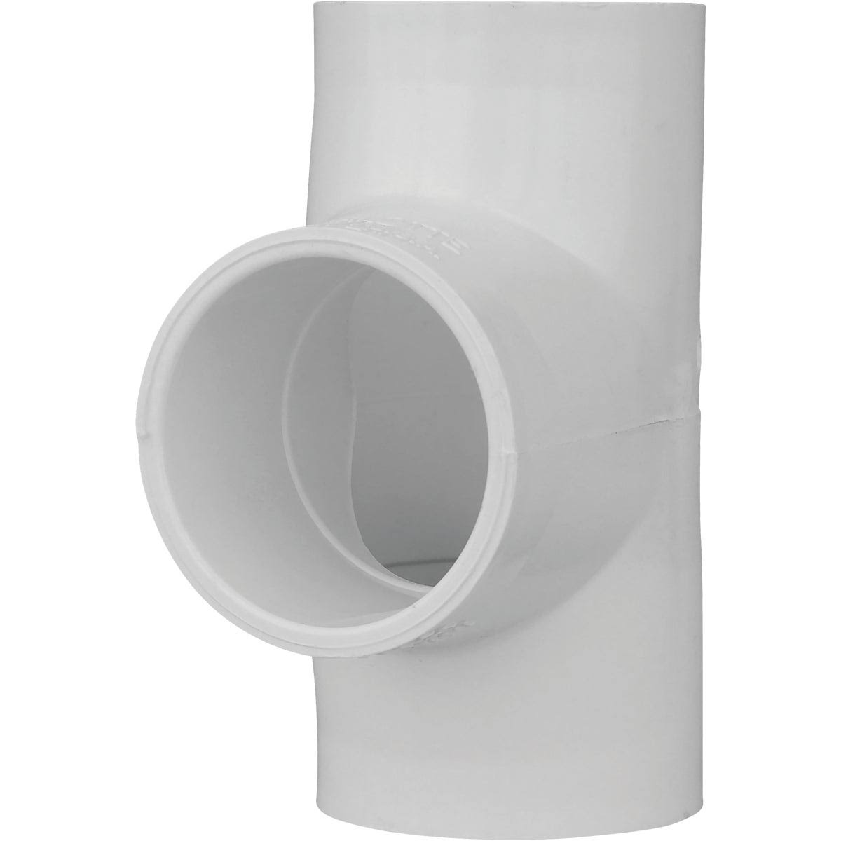 Charlotte Schedule 40 PVC Pipe Tee - White, 1-1/2in