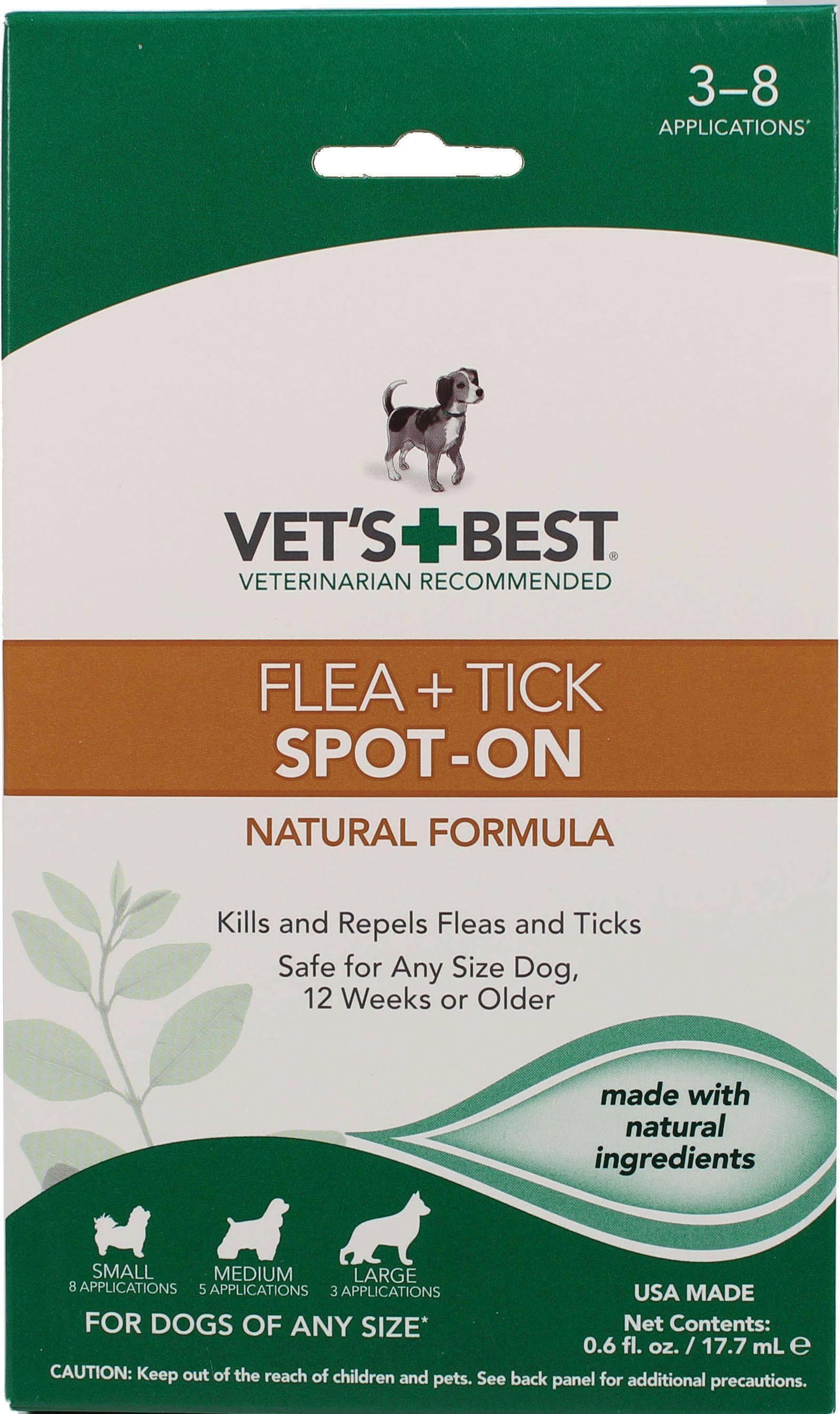 Vet's Best Flea Tick Spot-on - 0.6oz
