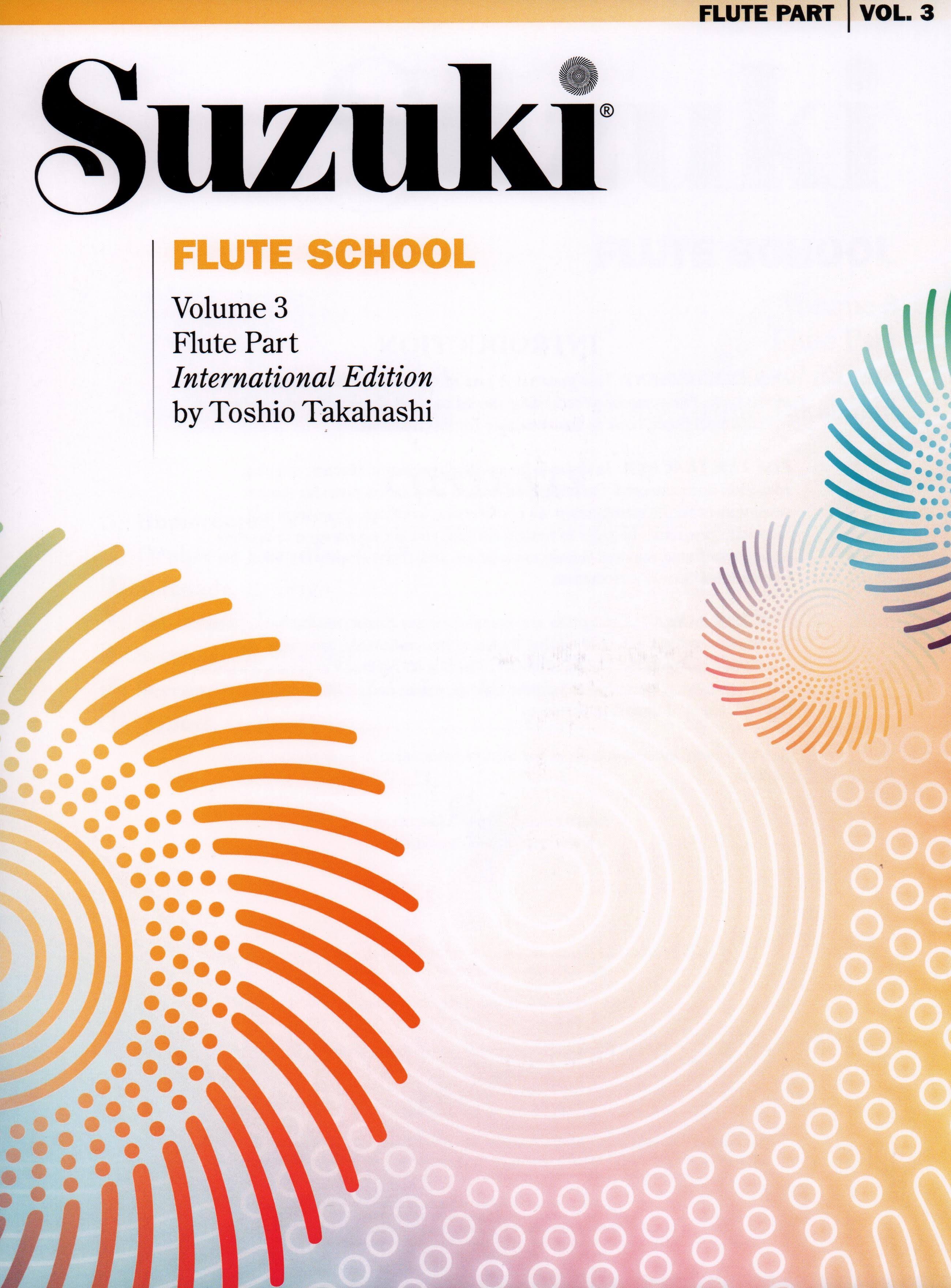 Suzuki Flute School Volume 3 Revised Edition Sheet Music Book