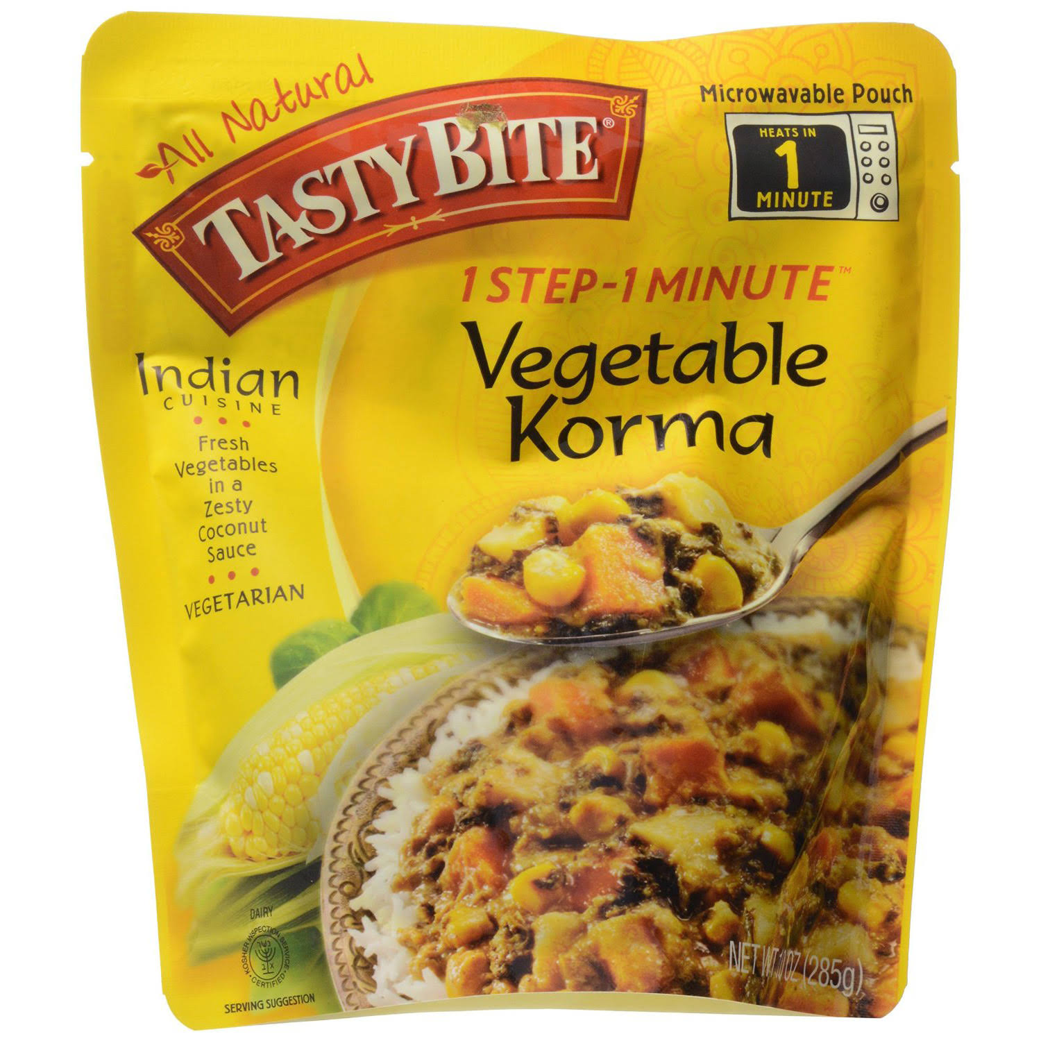 Tasty Bite Vegetable Korma Entree - 285g