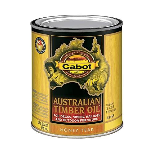 Cabot Stains 3458 Australian Timber Oil - Honey Teak, 1gal