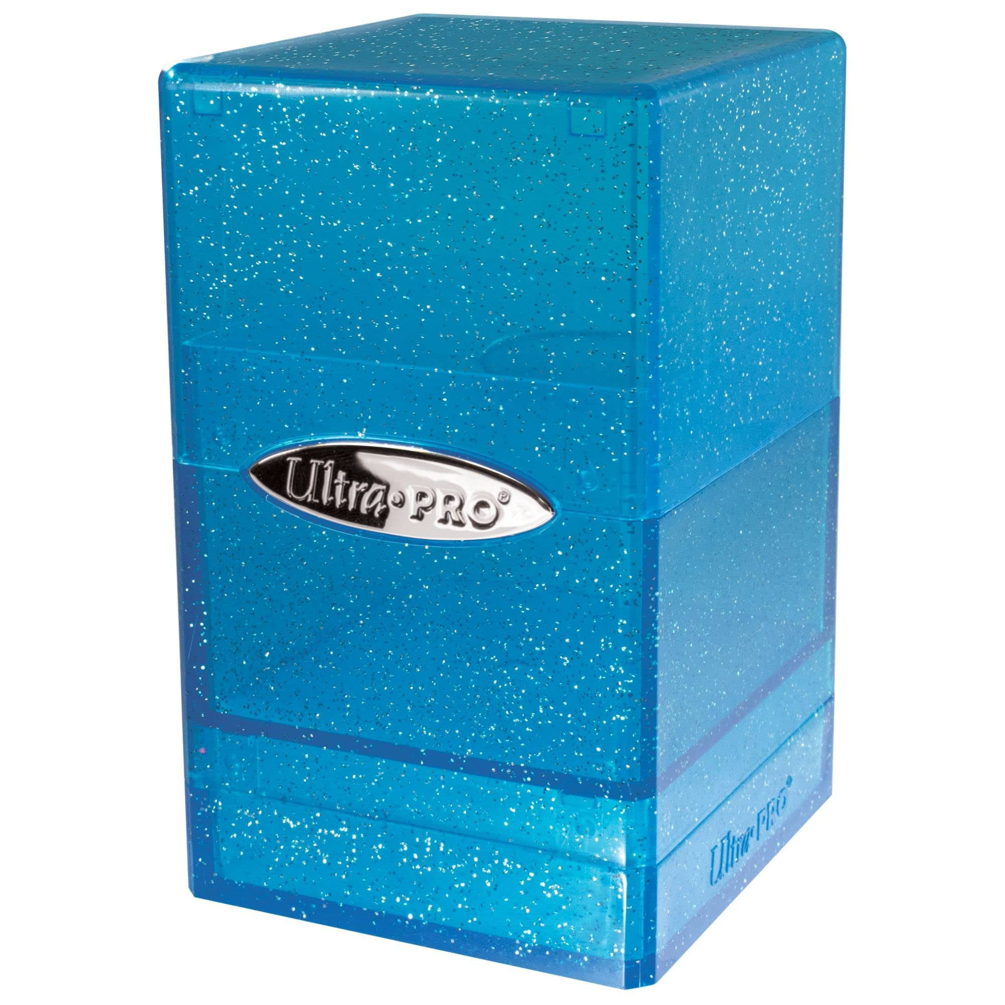 Ultra Pro Glitter Satin Tower Deck Box - Blue