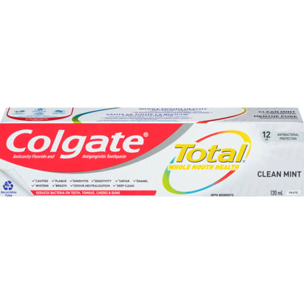 Colgate Total Clean Mint Toothpaste - 120 ml